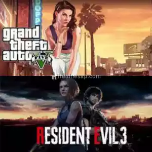 GTA 5 + Resident Evil 3 Remake + 6 Ay Garanti