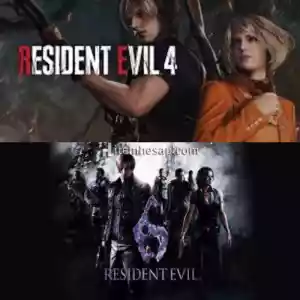 Resident Evil 4 +Resident Evil 6 Tek Hesapta