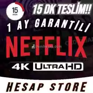 1 Ay Garantili Uhd(4K) Netflix Hesap - Hesapstore