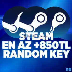 En Az 850 TL Steam Random Key + Garanti
