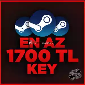 En Az 1700 TL Steam Random Key / Anlık