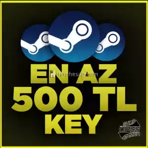 En Az 500 TL Steam Random Key / Anlık