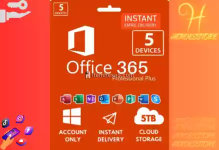 Office 365 Professional Plus Lisans 5 Tb