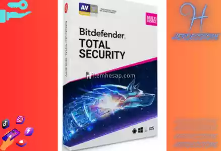 Bitdefender Total Security 6 Ay 5 Cihaz Hesap