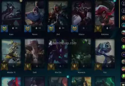 Lol 800 Tl Ye Uzay Serüveni Kayn Uazy Serveni Yasuo Galaksi Katili Zed Savaş Akademisi Ve Vahşi Batılı Katarina Hesap