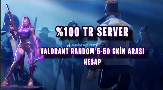 3 Adet Hesap 5-50 Skin Tr Server