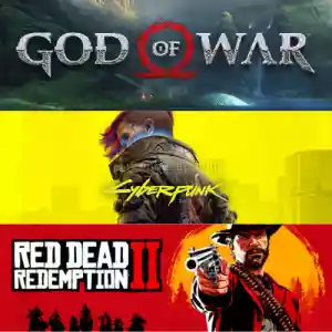 Red Dead Redemption 2 + God of War + Cyberpunk 2077