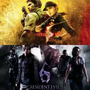 Resident Evil 5 +Resident Evil 6 Tek Hesapta