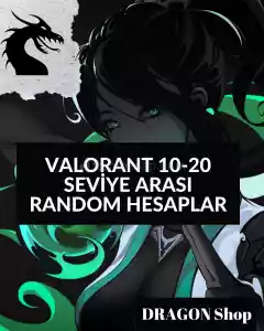 Valorant 10-20 Seviye Arası Random Hesaplar