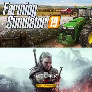 Farming Simulator 19 + The Witcher 3 Wild Hunt