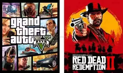 GTA 5 + RDR 2 PS4/PS5 +GARANTİ +DESTEK