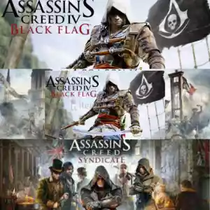 Assassins Creed 4 Black Flag + Assassins Creed Unity + Assassins Creed Syndicate