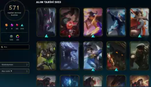 571 Skin Full Hero 140 K Mavi Öz Temiz Bansız