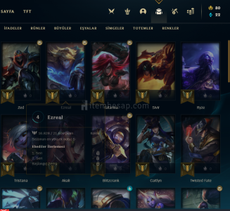 Oyunu Bıraktığım İçin Satıyorum Lol Hesabı