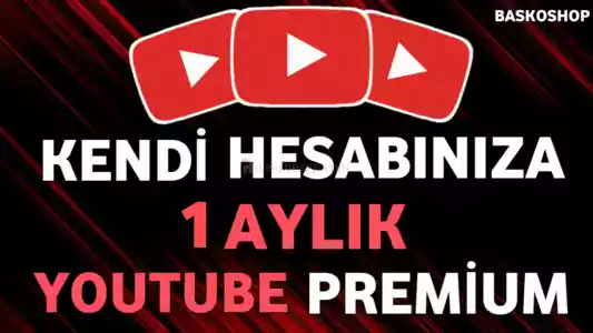 1 Aylık Youtube Premium (Kendi Hesabınıza)