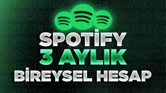 Spotify 3 Aylık Premium Bireysel Hesap