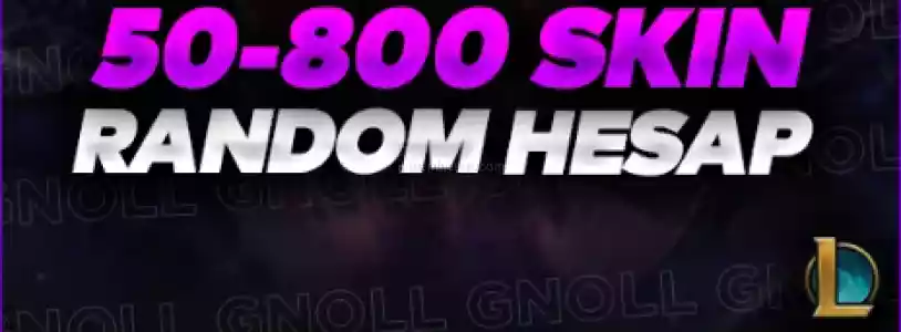 Lol 50-850 Skın Arası Random Hesaplar