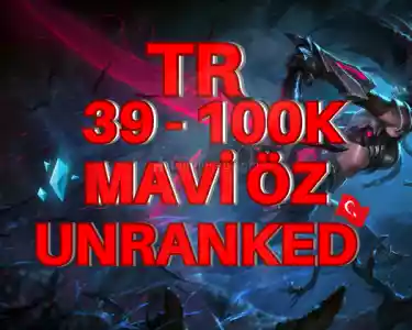 Tr Garantili 40K Mavi Öz + 30 Level Unranked[ Hızlı Ve Güvenilir ]