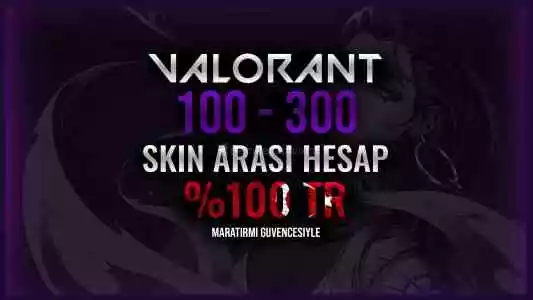 100Tr 100-300 Skın Arası Hesap / Garantili