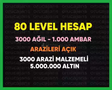 Hay Day 80 Level + 3000 Ağıl + 1000 Ambar