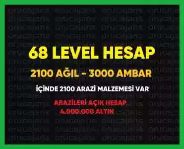 Hay Day Hesap 68 Level + 2100 Ağıl + 3000 Ambar