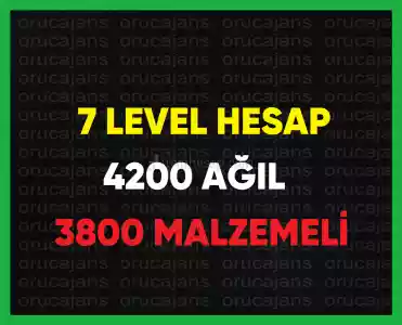 Hay Day Hesap 7 Level +4200 Ağıl +İçinde 3800 Malzeme