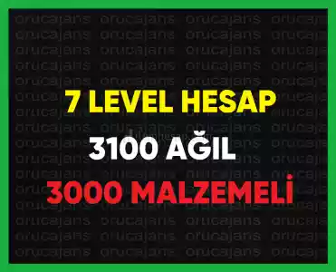 Hay Day Hesap 7 Level +3100 Ağıl +İçinde 3000 Malzeme