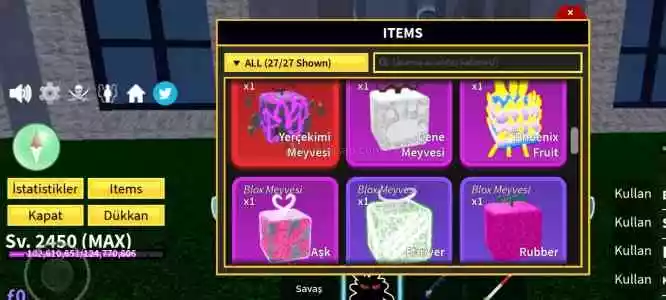 ⭐Bloxfruit Kampanya Max Level Hesaplar⭐