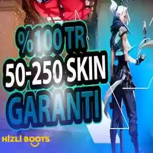 100% TR 50-250 SKİN RANDOM HESAP