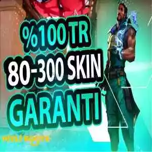 100% TR 80-300 SKİN RANDOM HESAP