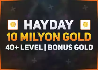 10 MİLYON GOLD - BONUS HEDİYELİ - 40+ LEVEL