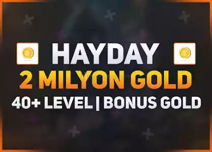 2 MİLYON GOLD - BONUS HEDİYELİ - 40+ LEVEL