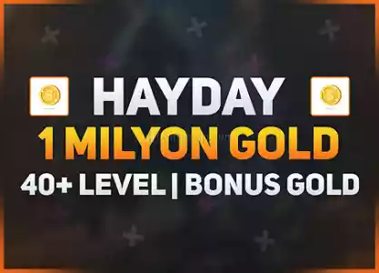 1 MİLYON GOLD - BONUS HEDİYELİ - 40+ LEVEL