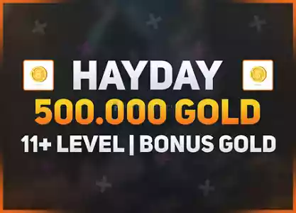 500000 GOLD - BONUS HEDİYELİ - 11+ LEVEL