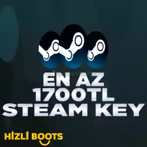 1.700TL Steam Random Key