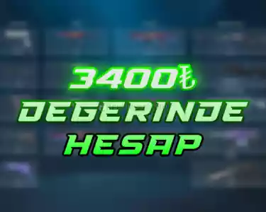 3400TL Değerinde Full Hesap !