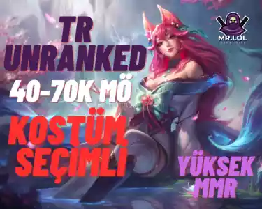 ⭐️Tr- Unranked 30 Lvl- Kostüm Seçimli- Mr.lol Güveni⭐️