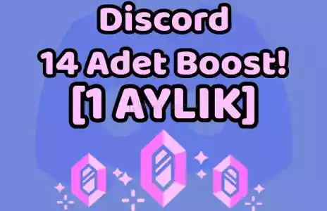 1 Aylık 14X Boost [Hızlı Teslimat]