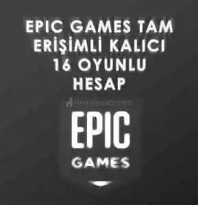 Epic Games Tam Erişimli Kalıcı 16 Oyunlu Hesap (Lütfen Açıklamayı Okuyunuz)