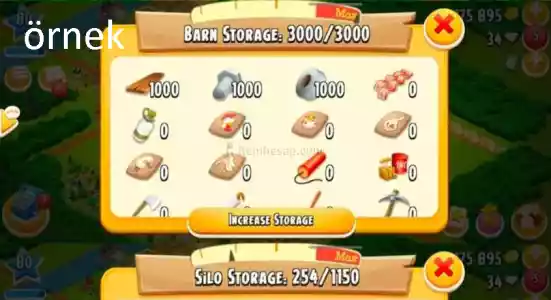 HayDay 80 Level 6M Gold 1K Ambar 3000 Ağıllı Hesap