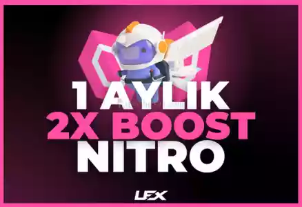 1 Aylık Discord Nitro 2X Boost