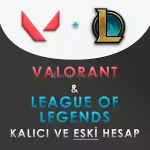 Valorant + League Of Legends Kalıcı (Gmail Dahil) Eski Hesap