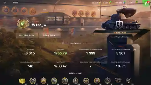 15 Pre Tank 5K Altın 7M Para Ve Dahası