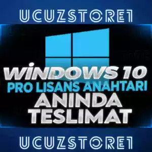 Windows 10 Pro Lisans Anahtarı Anında Teslimat