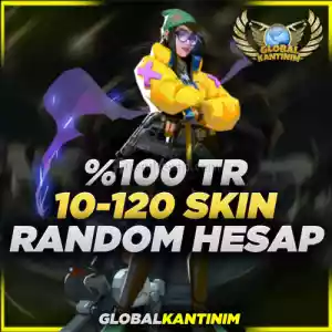 [Ultra Vip] 1 Hesap Alana 2. Si Bizden Hediye Tr 10-120 Skin Random Hesap