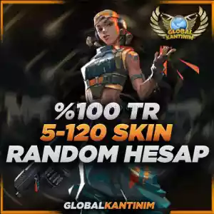 [Ultra Vip] 1 Hesap Alana 2. Si Bizden Hediye Tr 5-120 Skin Random Hesap