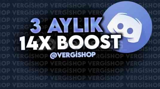 ⭐[Hızlı] Discord 14X Boost 3 Aylık