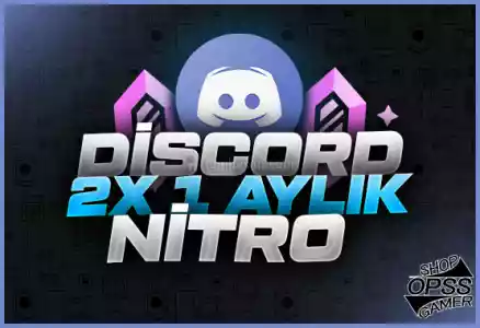1 Aylık Discord Nitro 2x Boost | Anlık