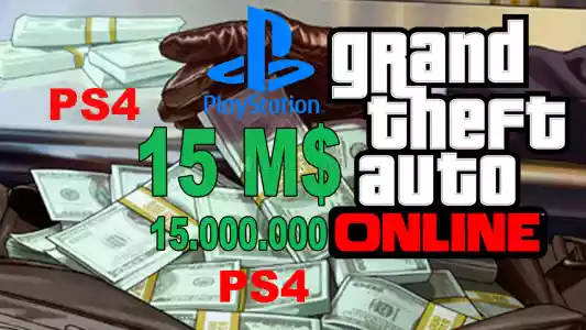 GTA 5 ONLİNE 15M MONEY BOOST / PS4