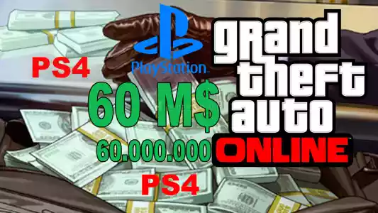 GTA 5 ONLİNE 60M MONEY BOOST / PS4